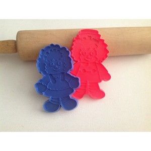 Raggedy Anne  Andy cookie-cutter for baking Doll